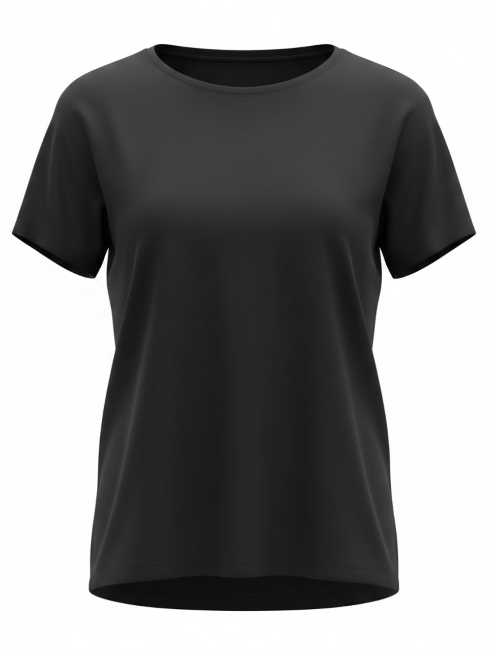 And Away Womens Black Crewneck T-Shirt Large Modal Blend